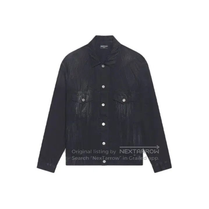 Balenciaga Balenciaga Black Long Sleeve Denim Jacket. Size US S / EU 44-46 / 1 - 1 Thumbnail