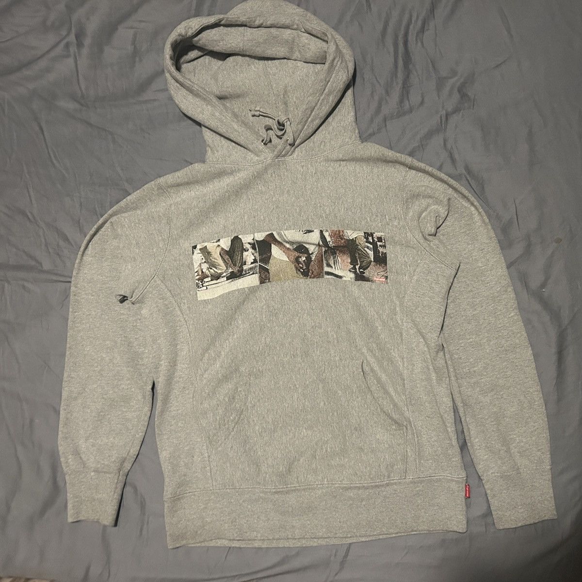 Supreme Kids × Larry Clark Hoodie — Grey — Size S