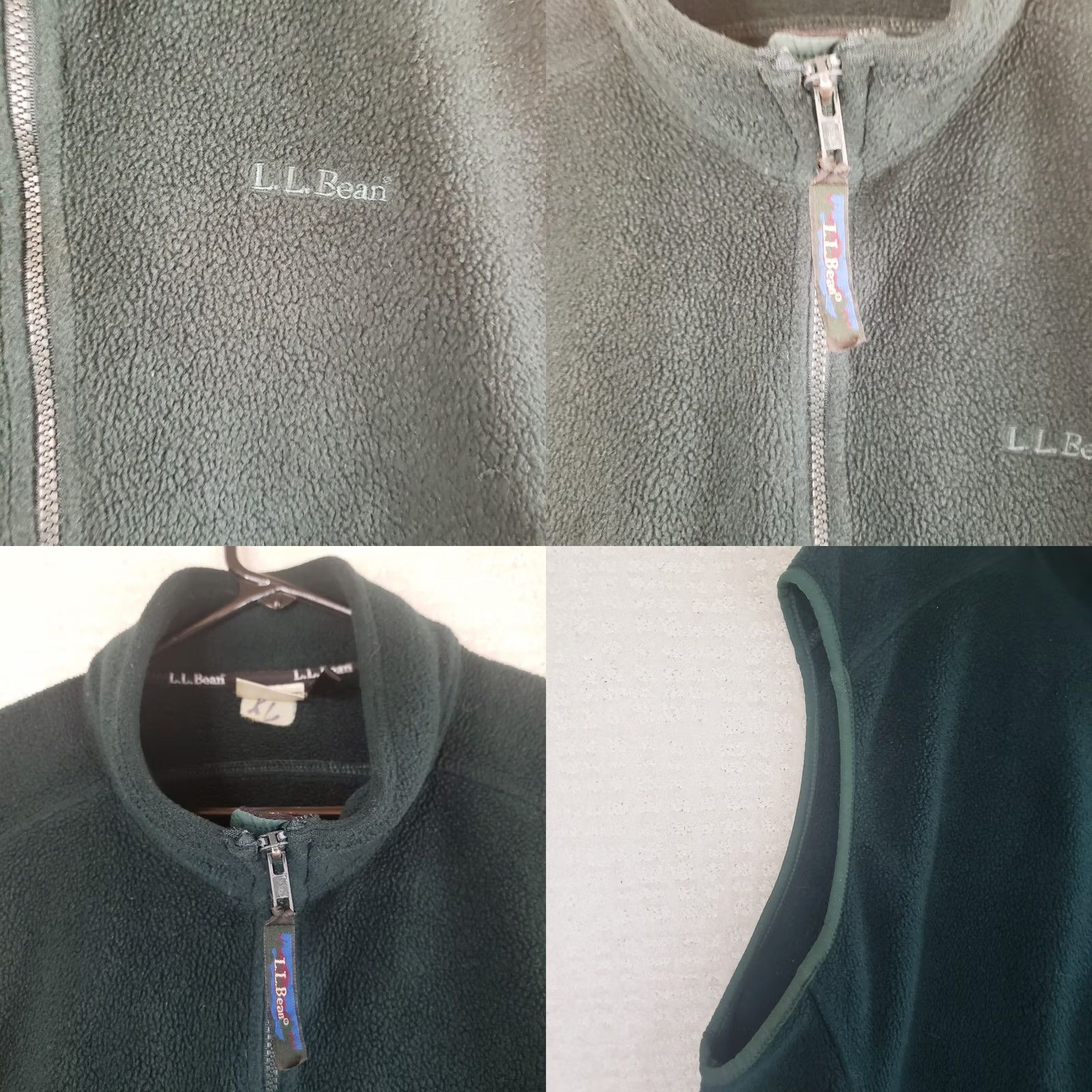 Vintage VINTAGE L.L.Bean Vest Mens XL Green Fleece Full Zip Outdoor Pockets Logo 90s Classic Outdoor Wear Mens XL Green Vest Size US XL / EU 56 / 4 - 8 Thumbnail