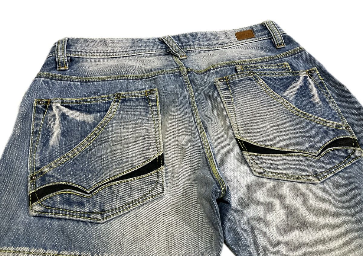 If Six Was Nine 🔥Sick Y2K Nicole Club For Men Flared Denim UK Flag Size US 30 / EU 46 - 11 Thumbnail
