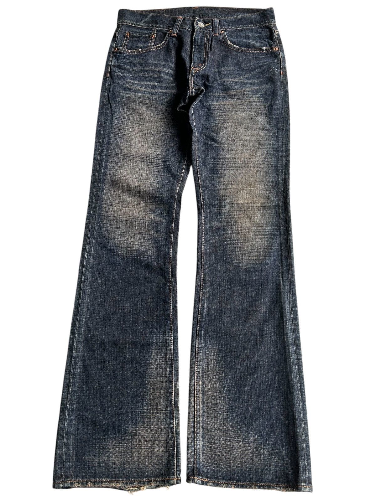 Japanese Brand × Kapital × Vintage Flare GLHEART Rusty limited Edition Denim Jeans Size US 30 / EU 46 - 1 Thumbnail