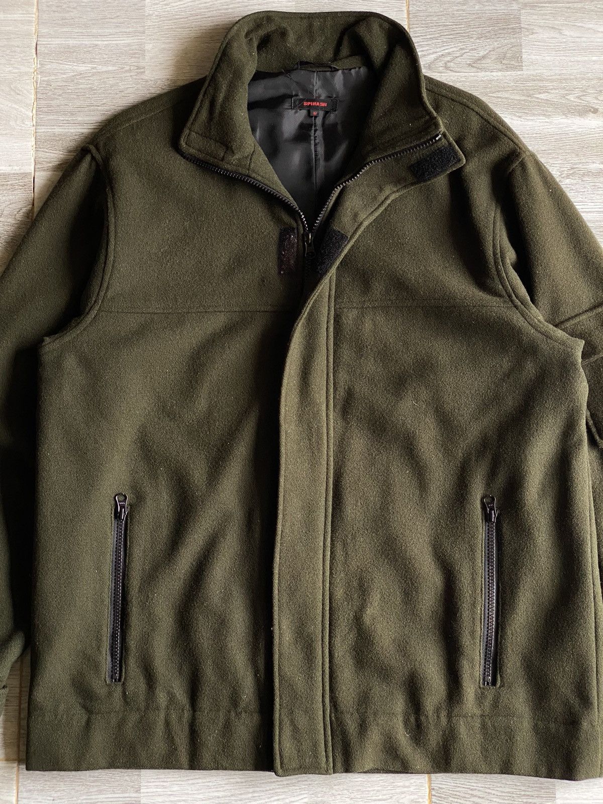 20471120 × Japanese Brand Spinash Japanese Brand Wool Jacket Size US M / EU 48-50 / 2 - 7 Thumbnail