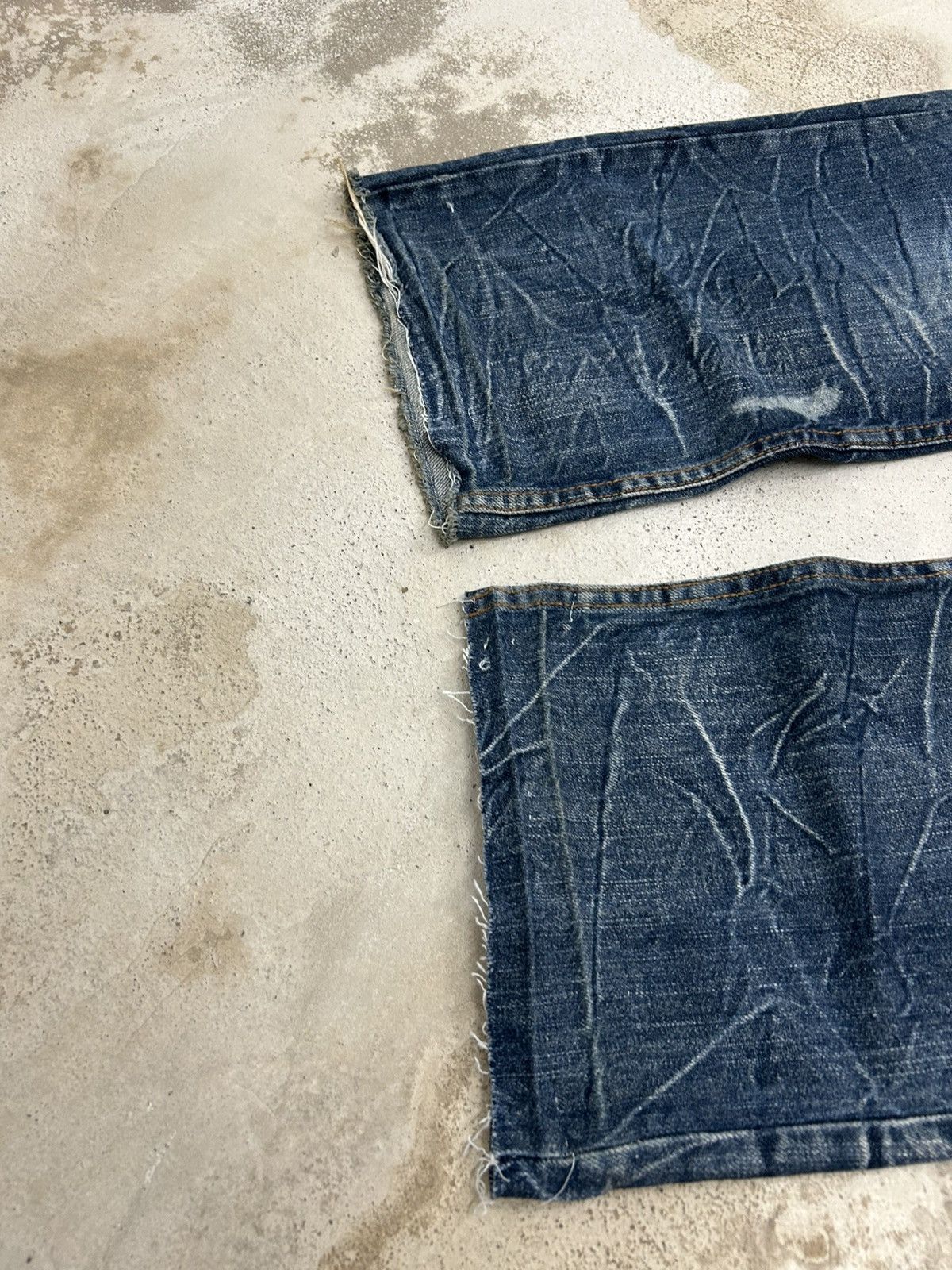 GOSTAR DE FUGA Vintage Y2k Nylaus Distressed Clawn Marks Straight Cut Size US 33 - 4 Thumbnail
