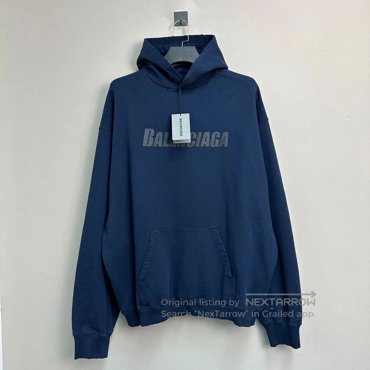 Balenciaga Balenciaga New Letter Print Hoodie. Size US M / EU 48-50 / 2 - 1 Thumbnail