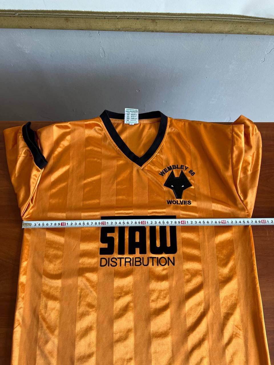 Sports Specialties 1988 WOLVERHAMPTON RETRO REMAKE SOCCER JERSEY FOOTBALL SHIRT Size US L / EU 52-54 / 3 - 19 Thumbnail