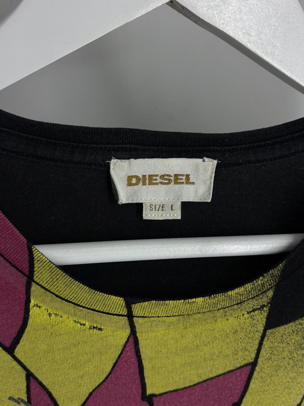 Diesel Vintage 90s Diesel Japanese Dragon Y2k T-Shirt Size US L / EU 52-54 / 3 - 11 Thumbnail