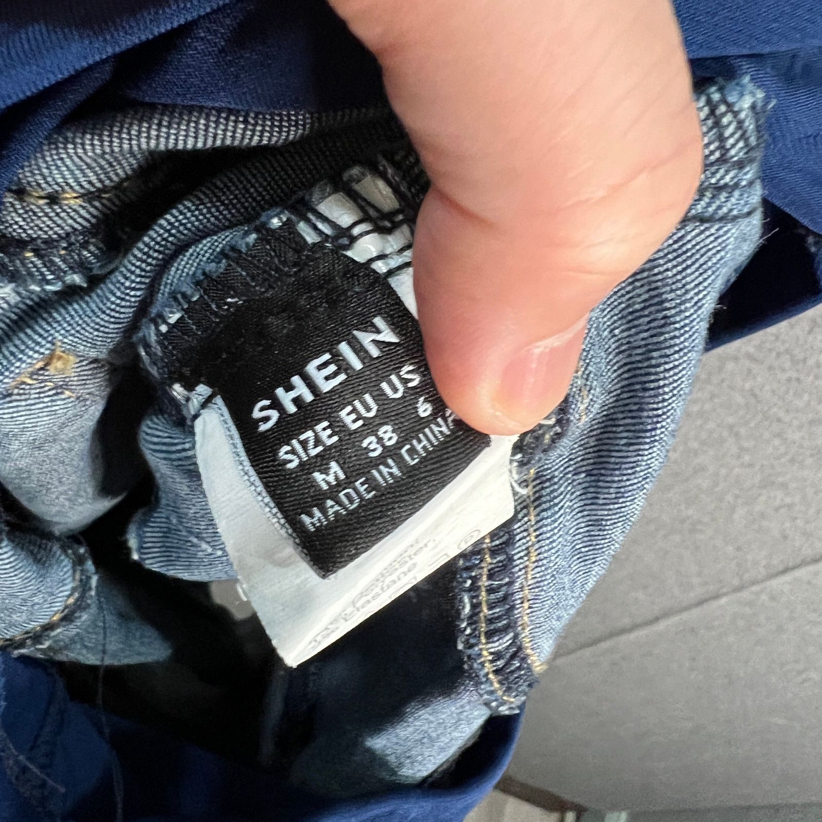 Other Shein Maternity Short Blue Jeans Women Size Medium (6US) Size 28" / US 6 / IT 42 - 3 Thumbnail