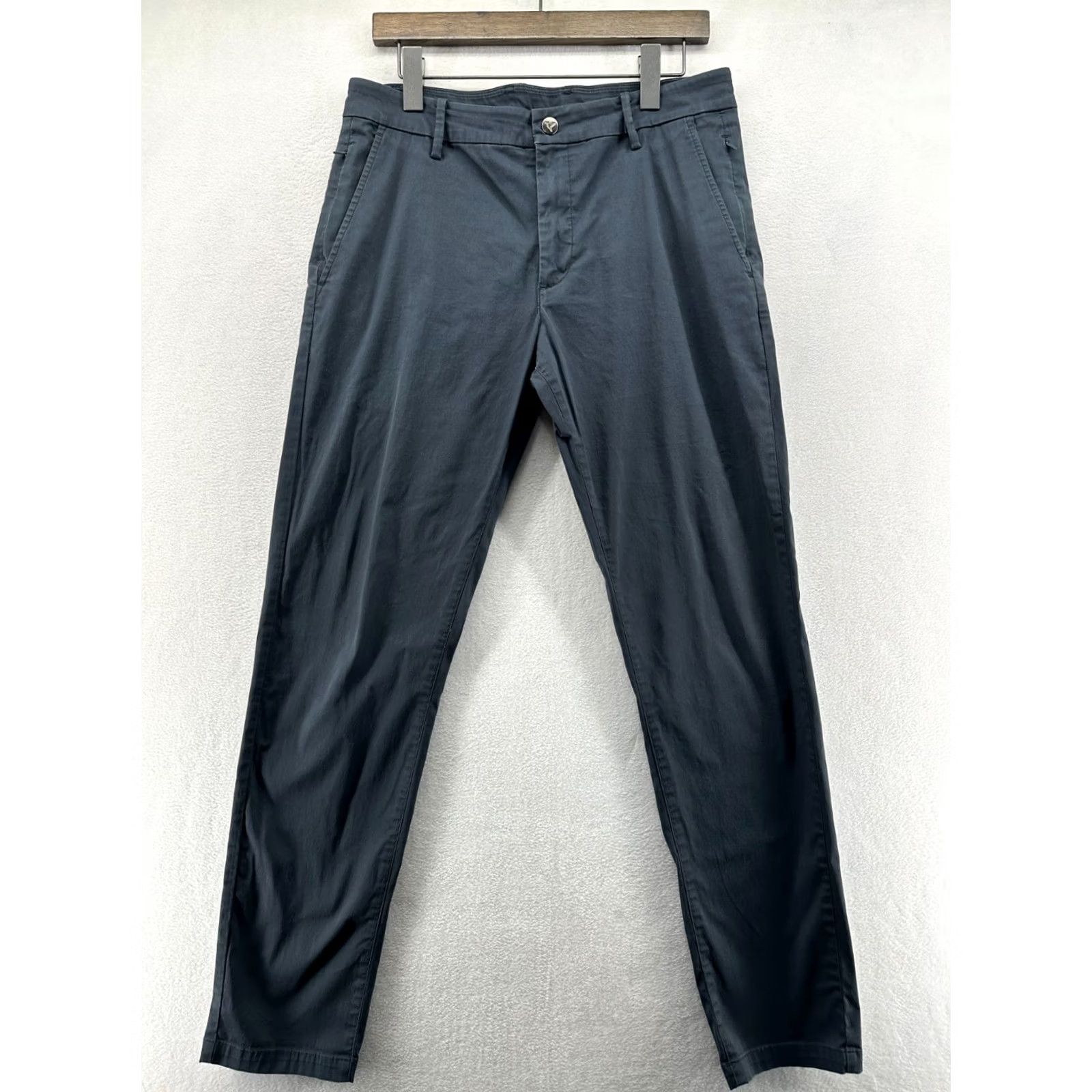 Vintage Bird Dogs Boom Chino Pants Black Men's 32X32 Flat Front Skinny Leg Pockets Size US 32 / EU 48 - 3 Thumbnail