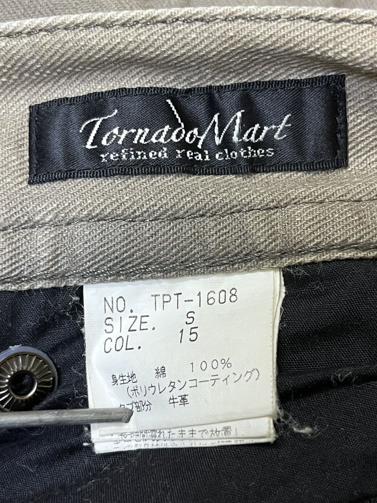 Tornado Mart SICK🔥VINTAGE TORNADO MART JAPAN BONDAGE STRAP FLARE PANT Size US 30 / EU 46 - 19 Thumbnail
