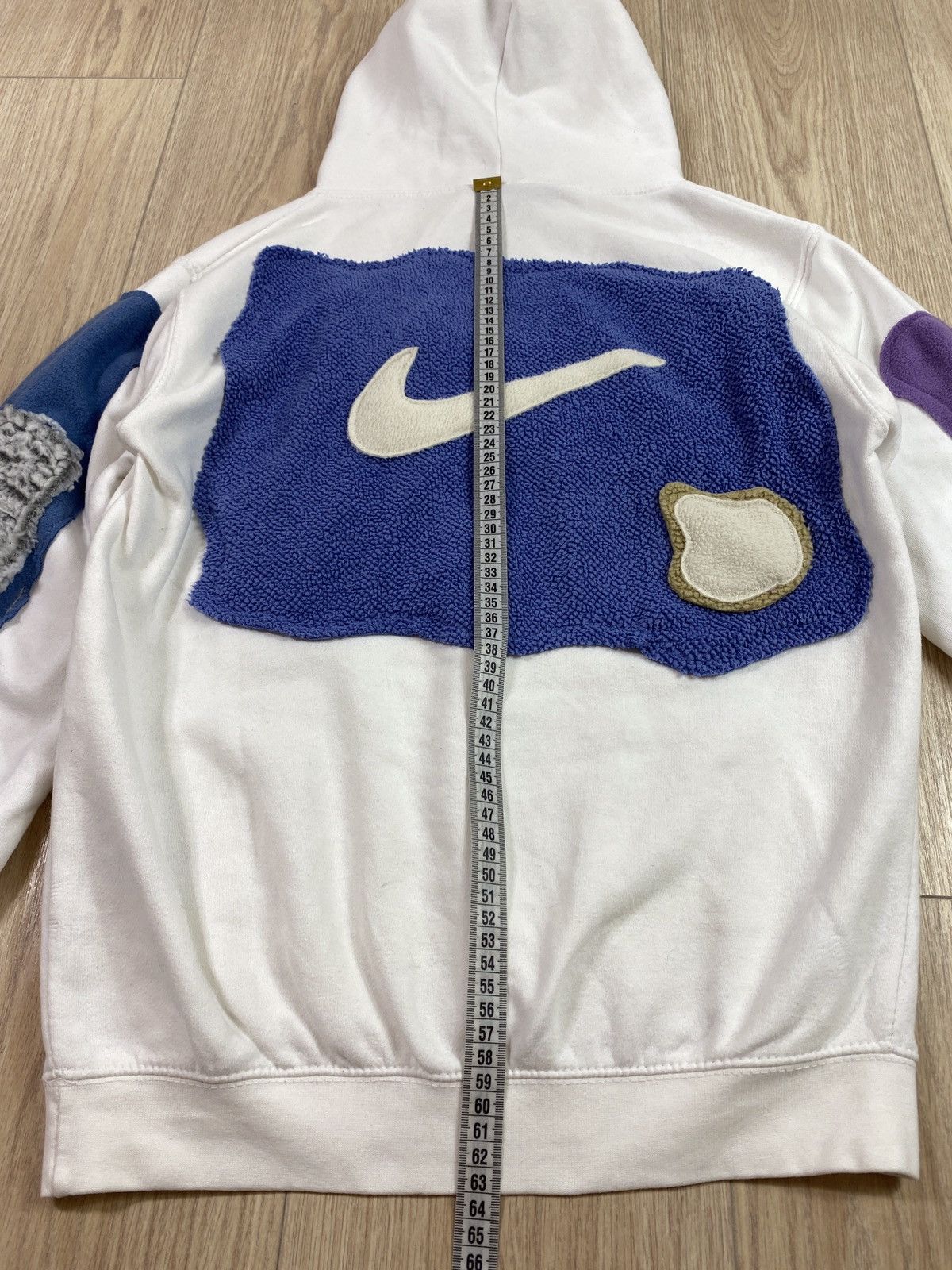 Nike × Vintage Vintage Nike Custom UFO Center Swoosh Oversize Hoodie Y2K UK Size US S / EU 44-46 / 1 - 13 Thumbnail