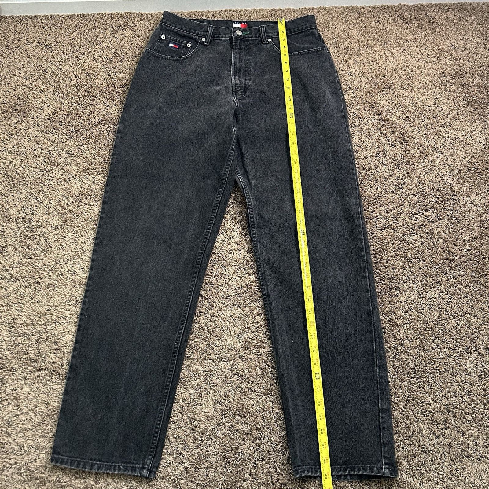 Tommy Hilfiger Vintage Tommy Hilfiger Freedom W34 L34 Black 100% Cotton 90s Size US 34 / EU 50 - 14 Thumbnail