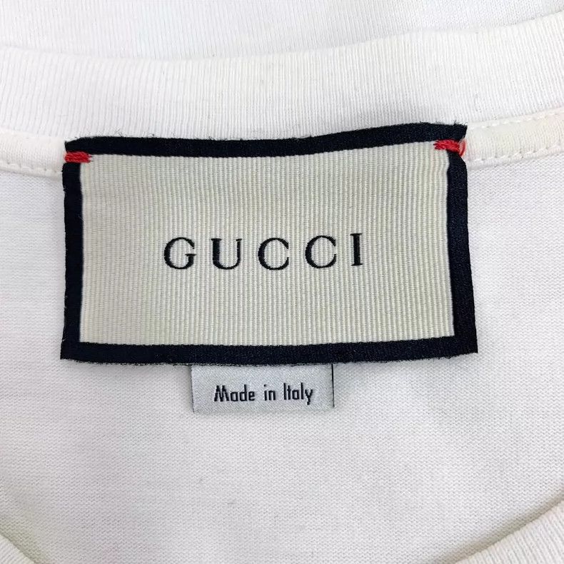 Gucci Gucci White logo printed round-neck short-sleeved T-shirt 2 Size US S / EU 44-46 / 1 - 5 Thumbnail