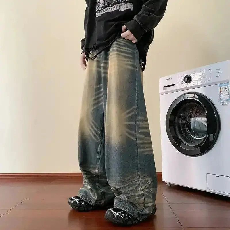 Japanese Brand hip-hop loose wide leg denim pant Size US 34 / EU 50 - 5 Thumbnail