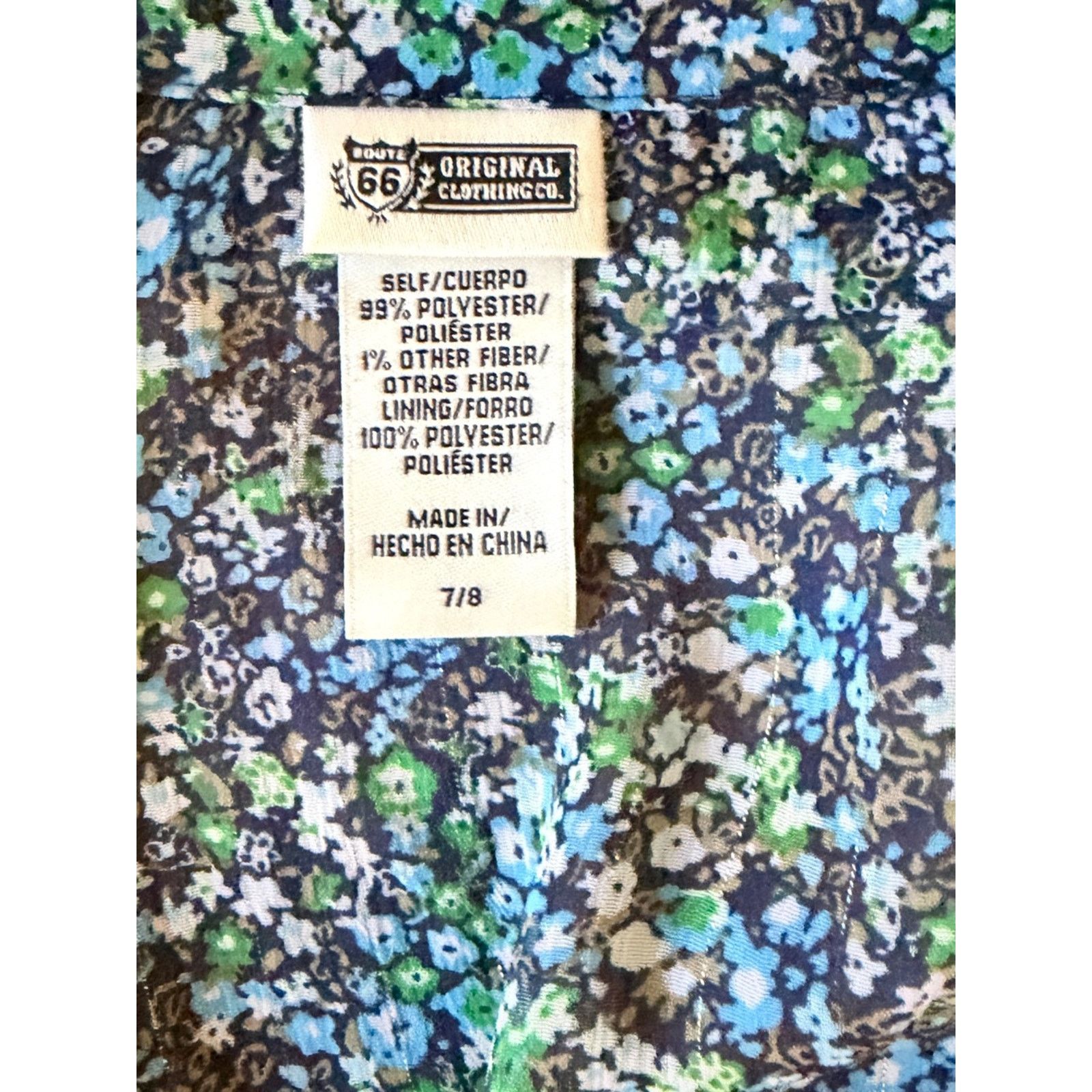 Route 66 Vintage 90s ditzy floral dress women small 7/8 grunge chic Size S / US 4 / IT 40 - 3 Thumbnail
