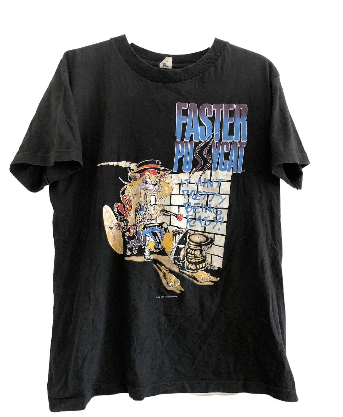 Vintage Very Rare Vintage T Shirt Faster Pussycat 1988 Grailed