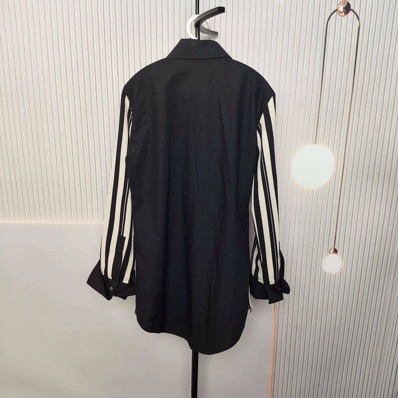 Loewe LOEWE White and black striped shirt Size XS / US 0-2 / IT 36-38 - 2 Thumbnail