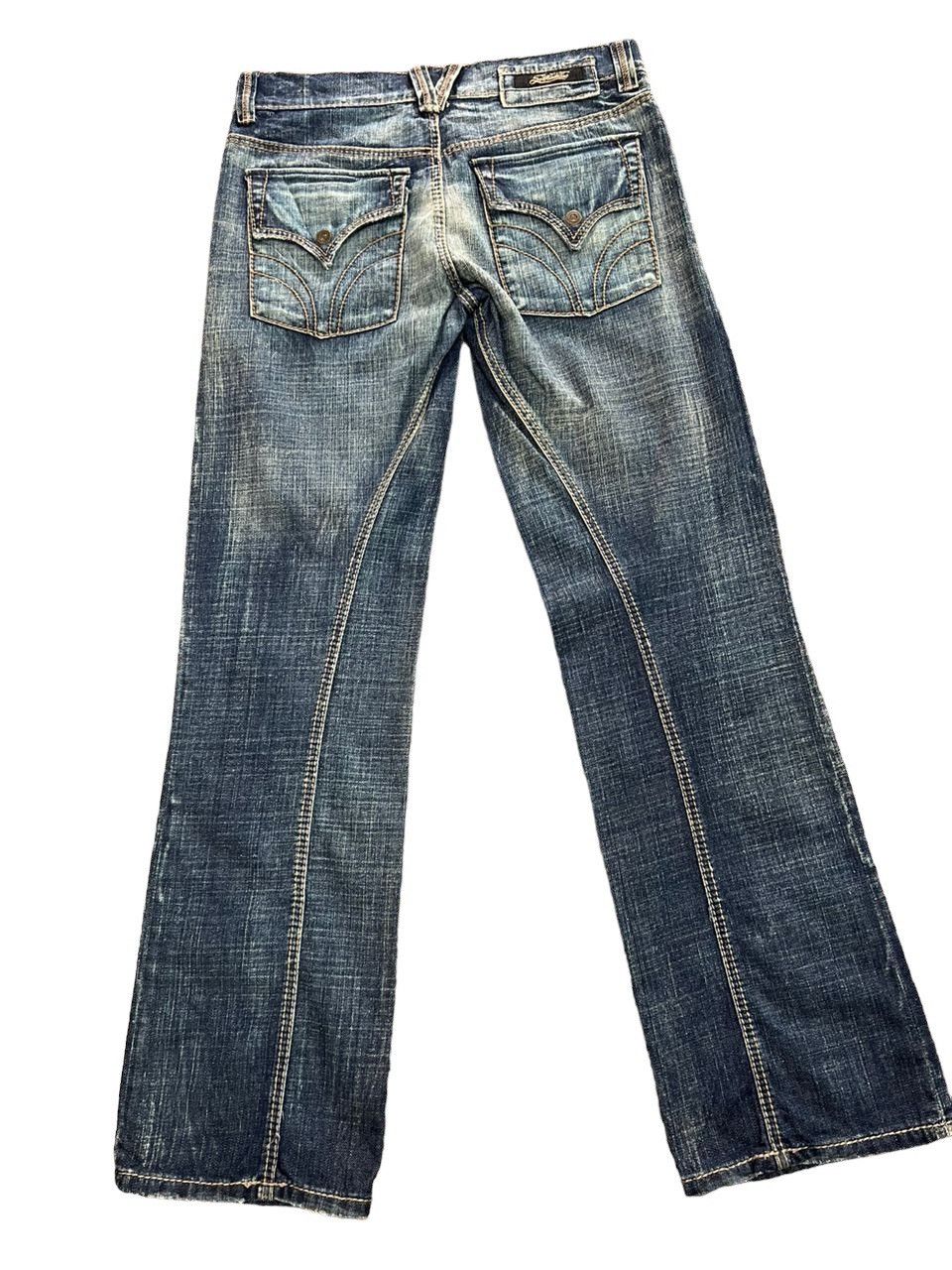Vintage Serfortaine Relaxed Wide Leg California Twisted Seams Jeans Size US 34 / EU 50 - 5 Thumbnail