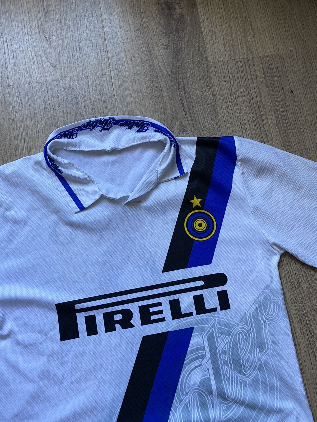 Nike × Vintage Retro Y2K Inter Milan Crespo 2001/02 Home Jersey Size US L / EU 52-54 / 3 - 2 Thumbnail