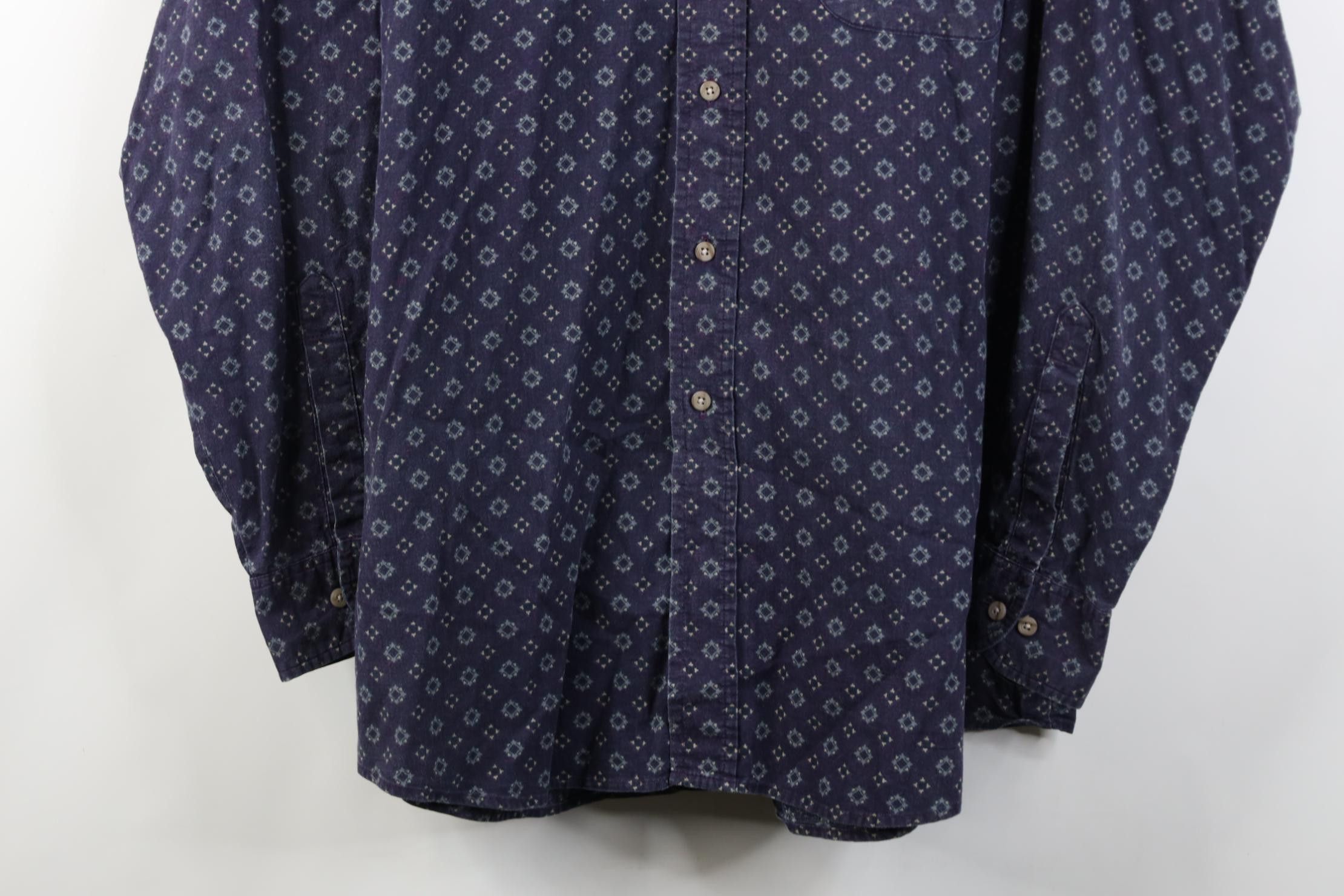 Vintage Vintage 90s Streetwear Collared Button Shirt Cotton Size US XL / EU 56 / 4 - 3 Thumbnail