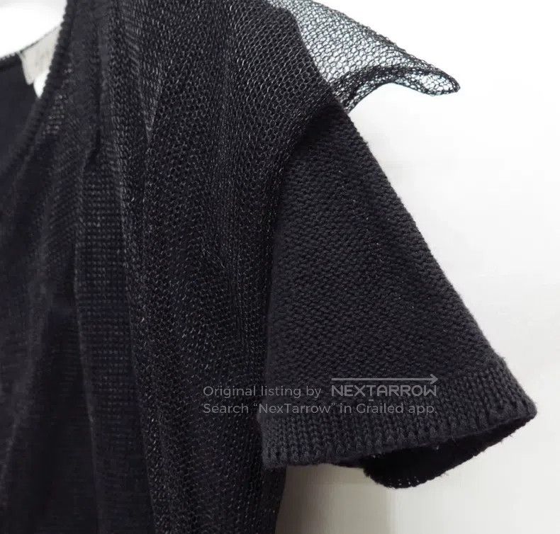 Yohji Yamamoto Yohji Yamamoto 1997ss knit tulle dress Size M / US 6-8 / IT 42-44 - 4 Thumbnail