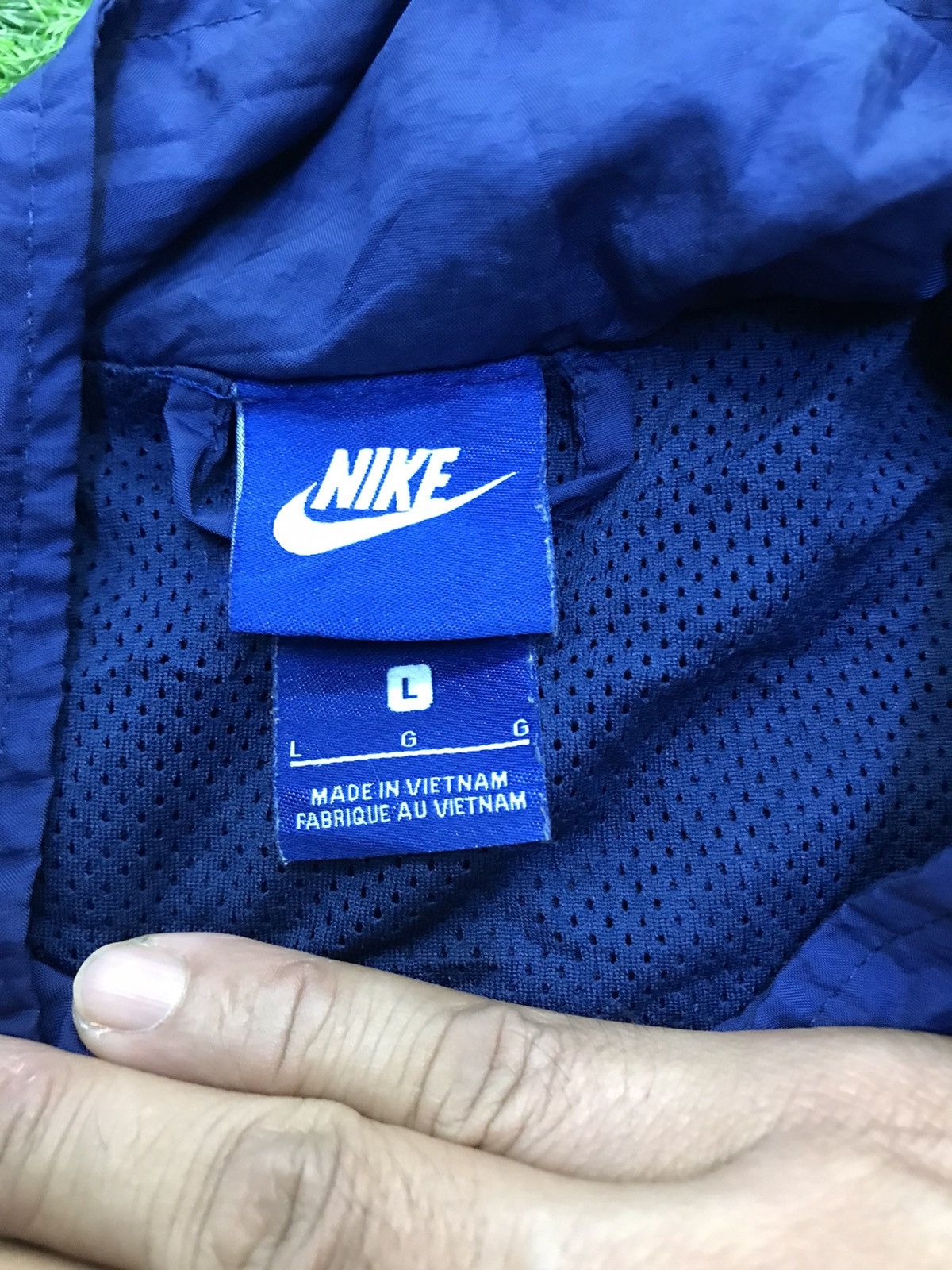 Nike × Vintage 🔥RARE🔥NIKE BIG LOGO WINDBREAKER Size US L / EU 52-54 / 3 - 6 Thumbnail