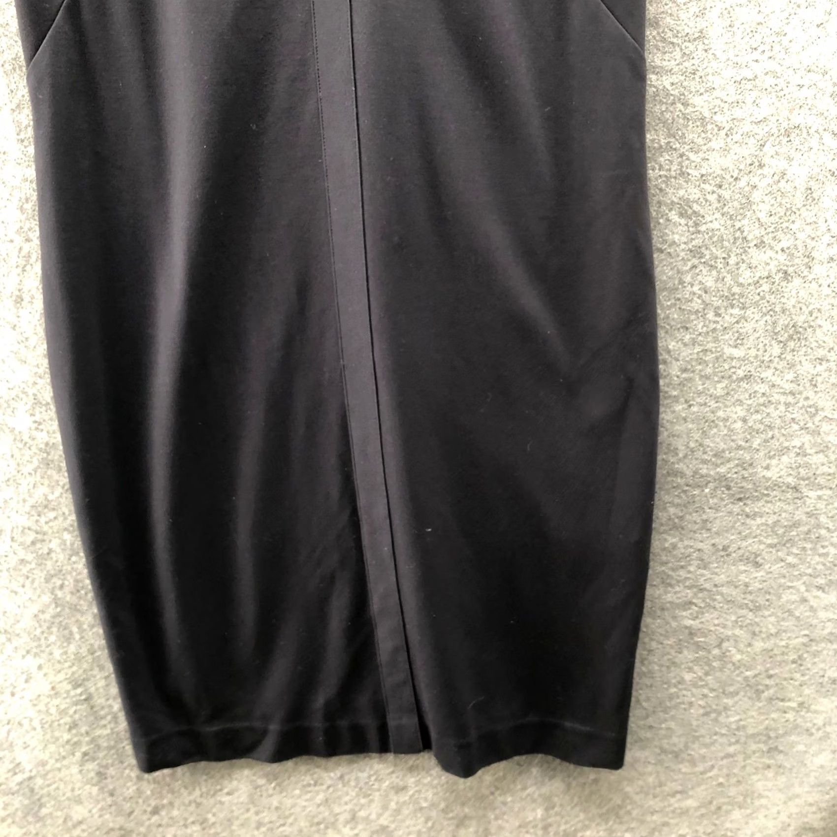 Brooks Brothers Brooks Brothers Sheath Mock Neck Dress Womens 10 Black Short Sleeve Ponte Size 32" / US 10 / IT 46 - 4 Thumbnail