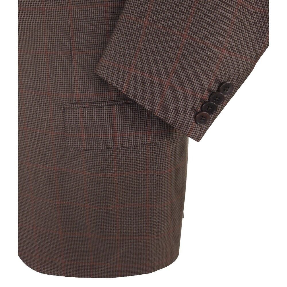 Ermenegildo Zegna Ermenegildo Zegna Houndstooth Fit Rom Blazer 52R 42 Mens Size 42R - 5 Thumbnail