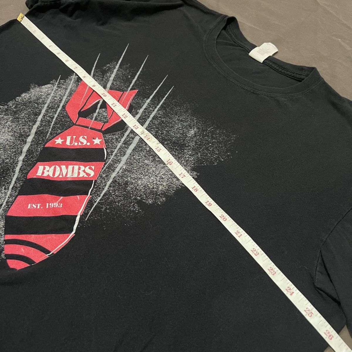 Band Tees Vintage Y2K U.S. Bombs punk rock Promo Tee 2XL Size US XXL / EU 58 / 5 - 6 Thumbnail