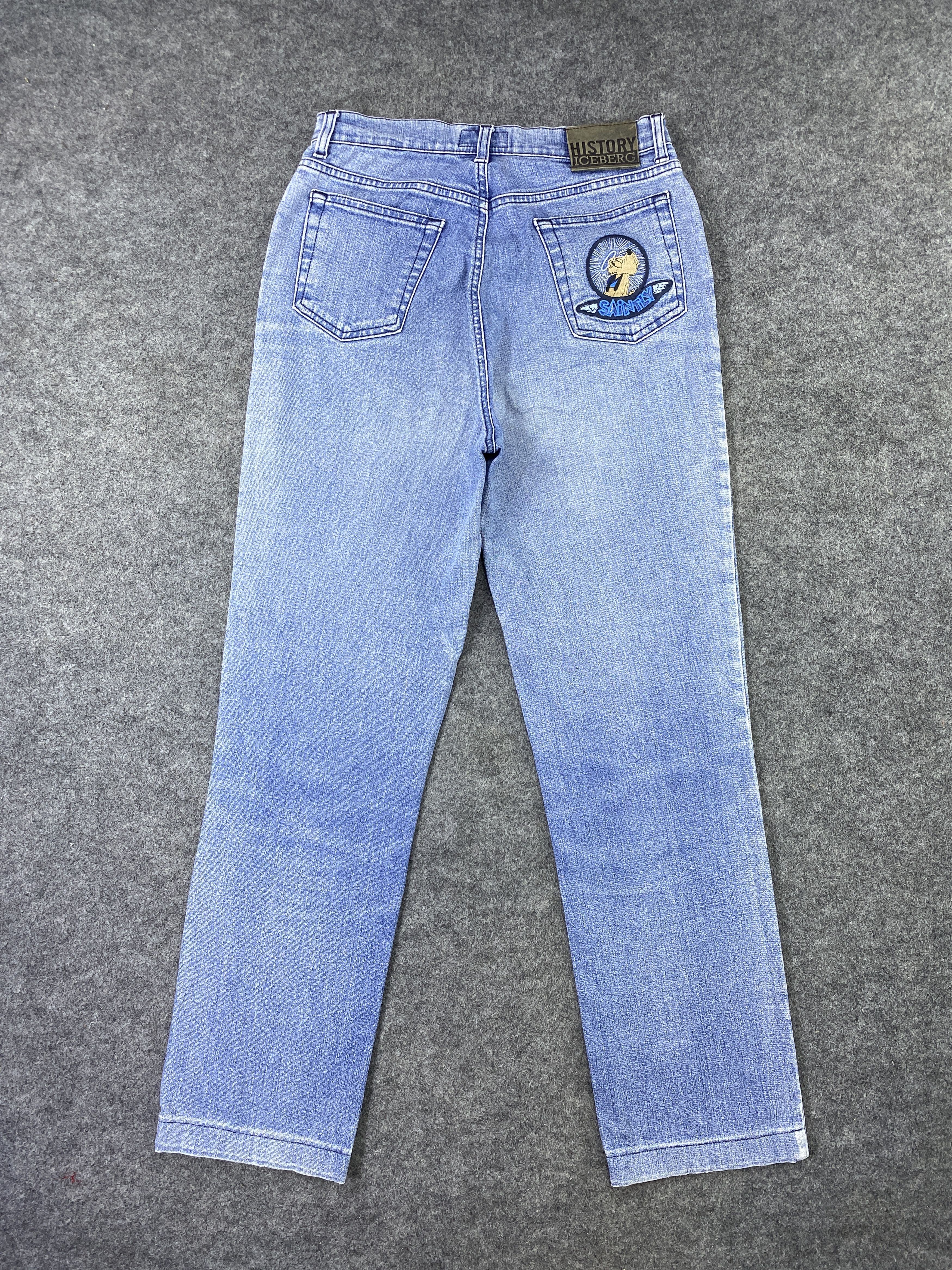 Disney Iceberg History by Disney Blue Wash Jeans - J1009 Size 27" / US 4 / IT 40 - 3 Thumbnail