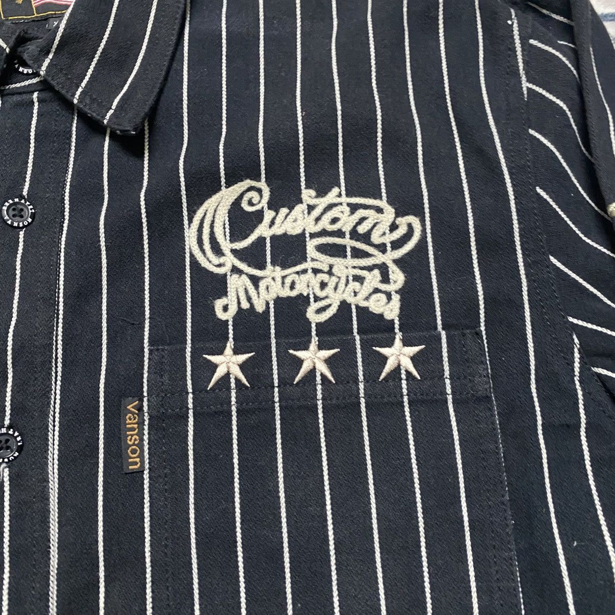 Vanson Leathers Vanson Leather Work Shirt Stripe Duck Canvas Size US XL / EU 56 / 4 - 18 Thumbnail