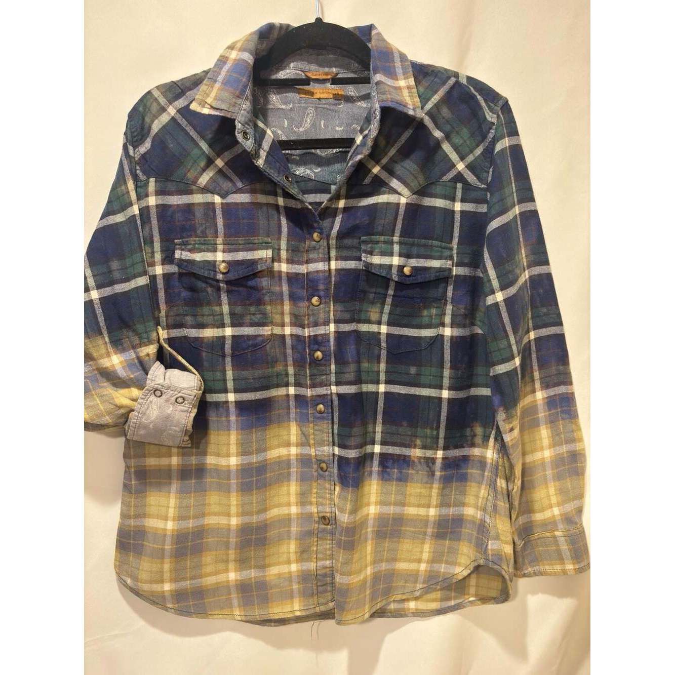 Other Reworked Flannel shirt L Women's Rinestoned Rolling Stones Size L / US 10 / IT 46 - 3 Thumbnail