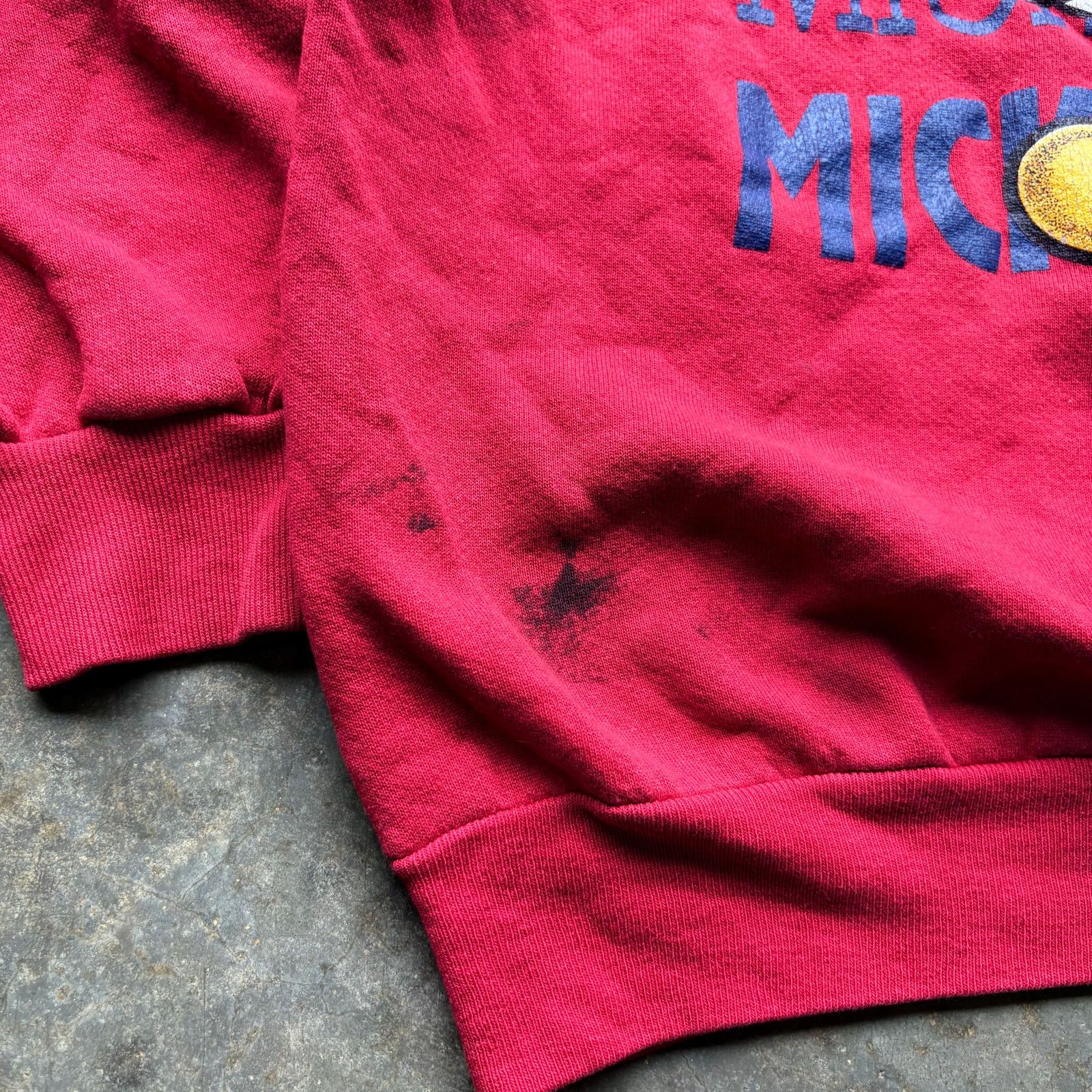 Mickey Mouse Vintage Baggy 90s Mickey Mouse Sweatshirt XL Size US XL / EU 56 / 4 - 2 Thumbnail