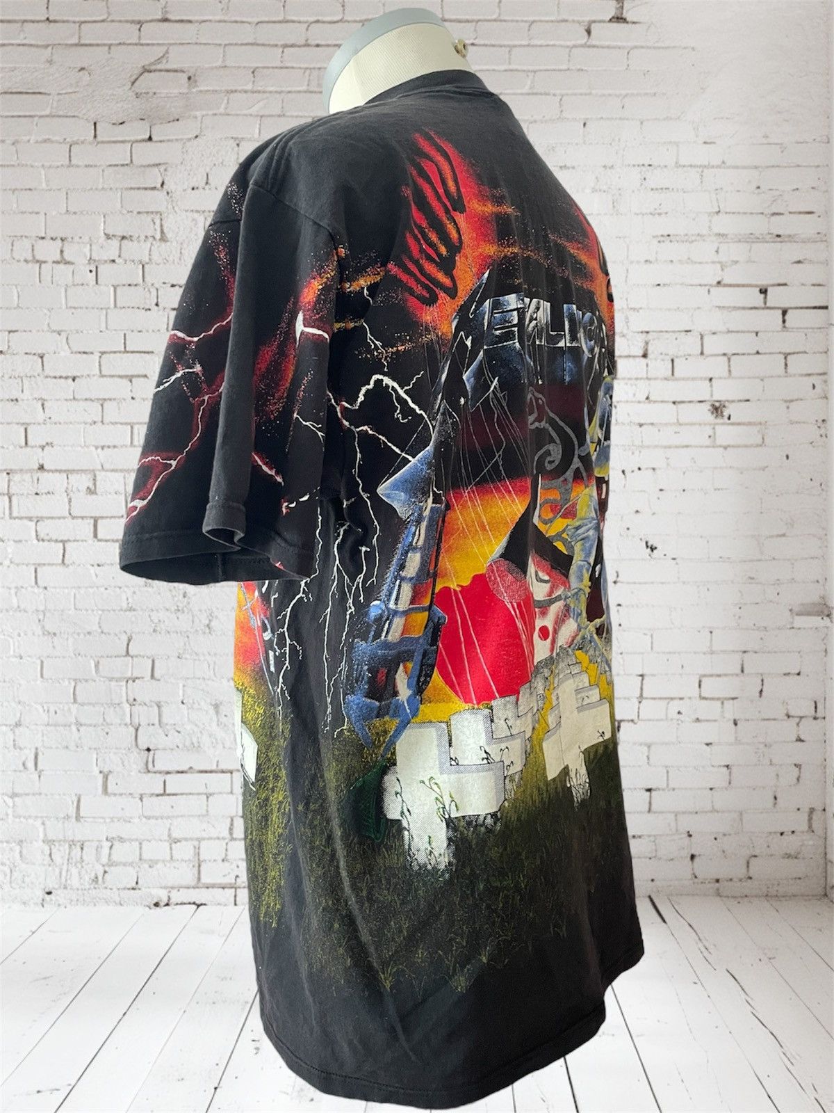 Jerzees Vintage Metallica “Master of Puppets” T-Shirt, AOP, 2 Size US XL / EU 56 / 4 - 10 Thumbnail