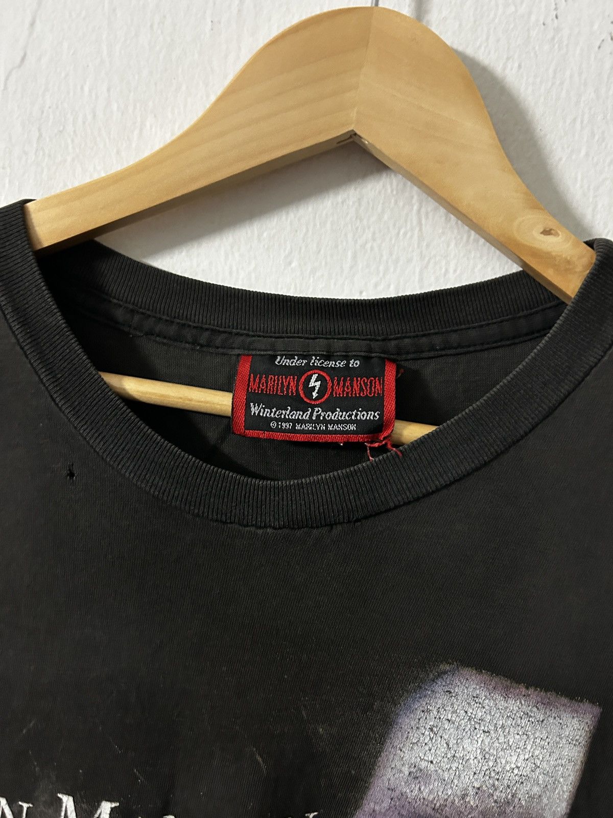 Band Tees Vintage 90’s Distressed Marilyn Manson Antichrist superstar Size US L / EU 52-54 / 3 - 4 Thumbnail