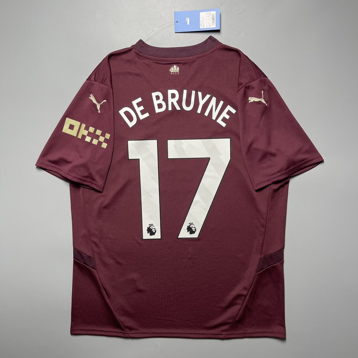 Puma MAN CITY PUMA 2024/2025 FOOTBALL THIRD JERSEY #17 DE BRUYNE Size US L / EU 52-54 / 3 - 1 Thumbnail