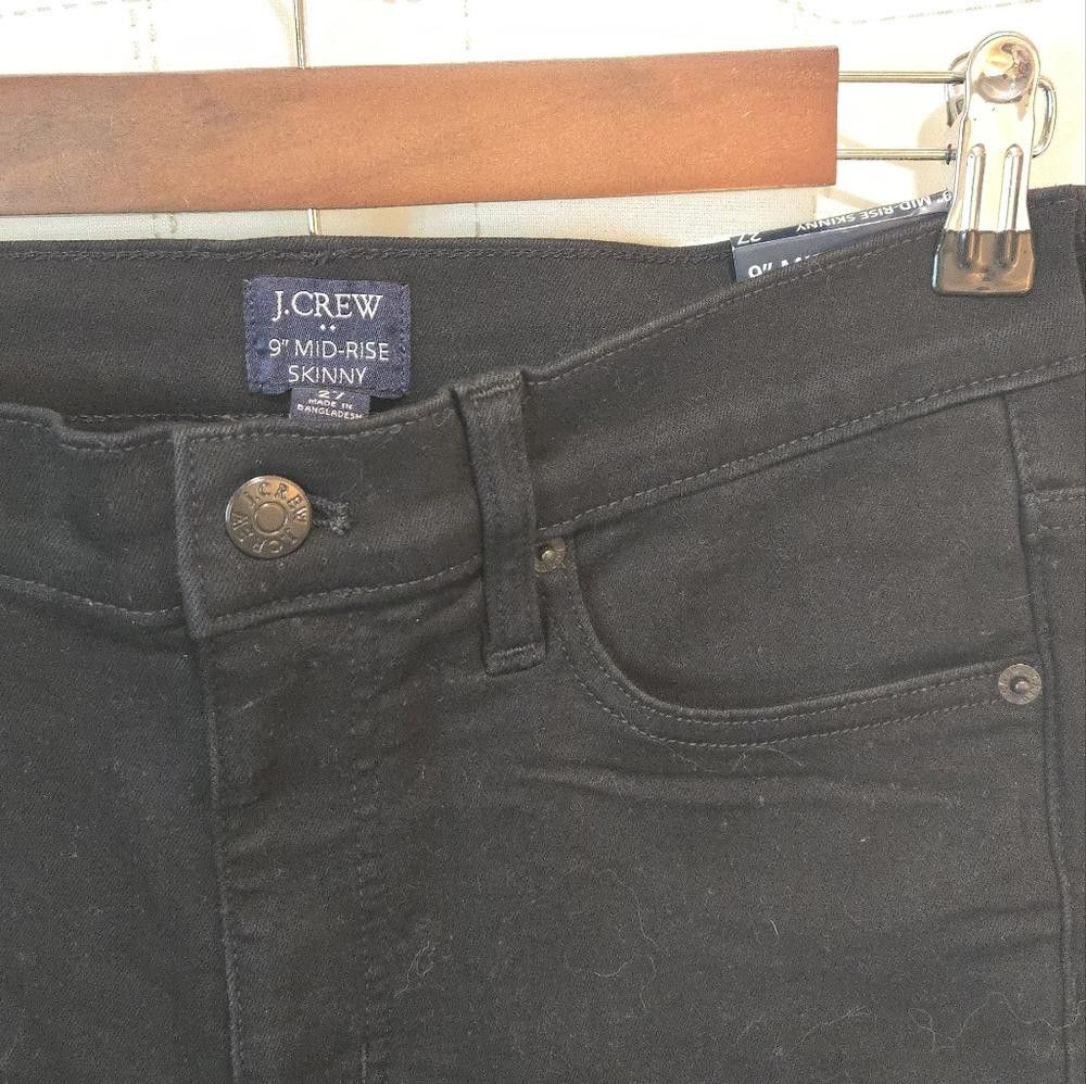 J.Crew J Crew 9" Mid Rise Skinny Jean Size 27" / US 4 / IT 40 - 4 Thumbnail