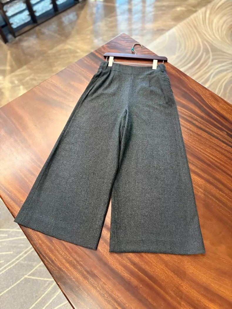 Other LORO PIANA Cashmere wide leg pants Size 26" / US 2 / IT 38 - 3 Thumbnail