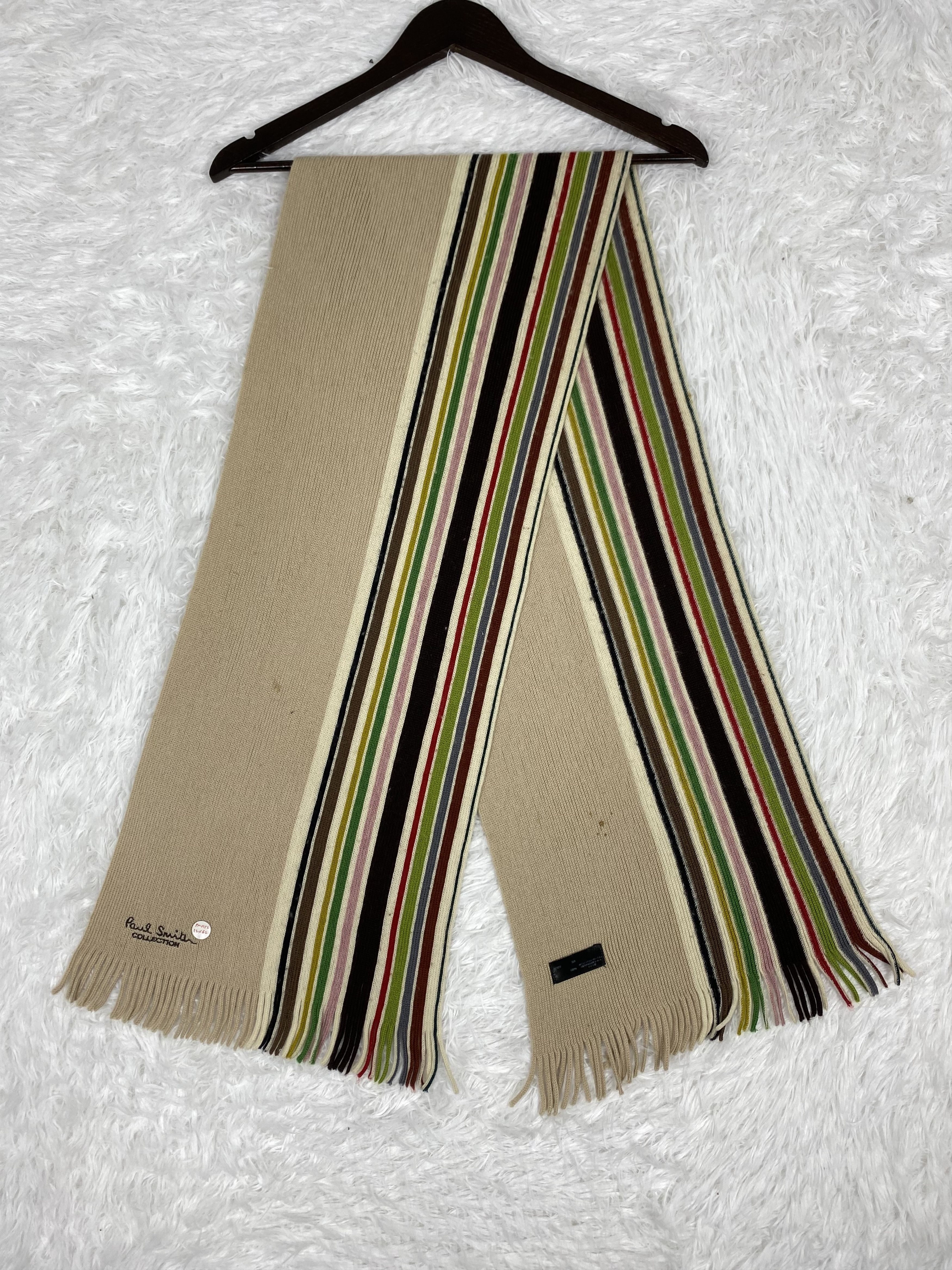 Paul Smith × Vintage Vintage Paul Smith Scarf / Muffler Neckwear PM0156 Size ONE SIZE - 1 Thumbnail