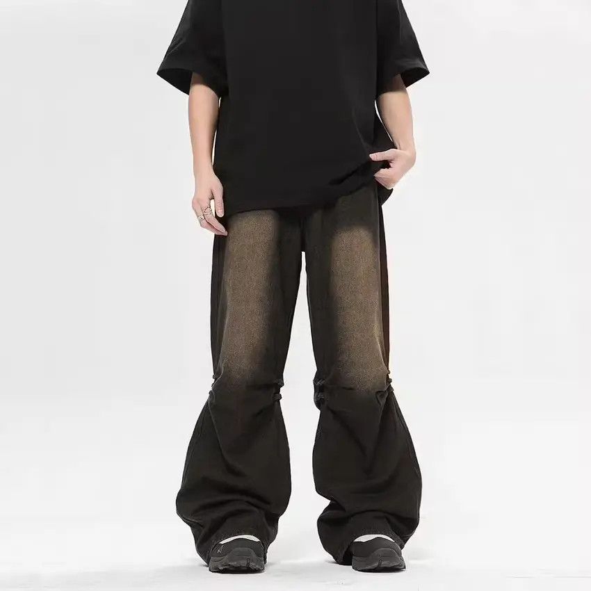 Designer × Japanese Brand Washed black baggy jeans Size US 32 / EU 48 - 1 Thumbnail