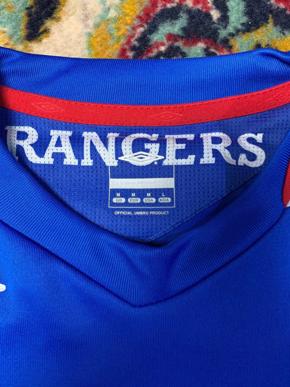Umbro Glasgow Rangers Umbro Home Soccer Jersey 2006-2007 Carling Size US M / EU 48-50 / 2 - 3 Thumbnail