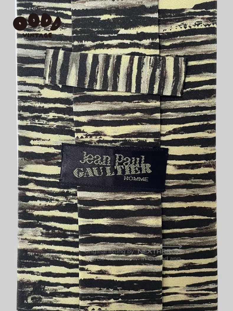 Jean Paul Gaultier Jean Paul Gaultier Zebra Goddess Tie Size ONE SIZE - 8 Thumbnail