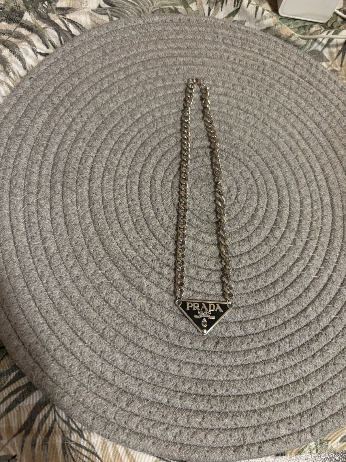 Number (N)ine Prada Symbole Reworked Pendant Prada Chain Necklace Size ONE SIZE - 3 Thumbnail