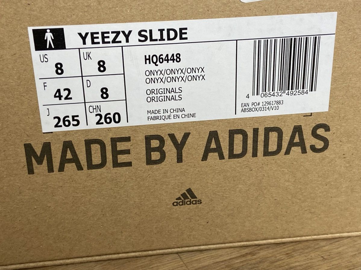 Adidas New adidas Yezzy Slide "Onyx" size us8 Size US 8 / EU 41 - 6 Thumbnail