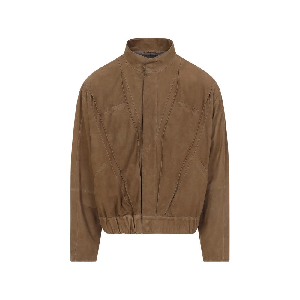 Giorgio Armani Giorgio Armani BROWN Jackets - Leather Jackets Size US L / EU 52-54 / 3 - 1 Thumbnail