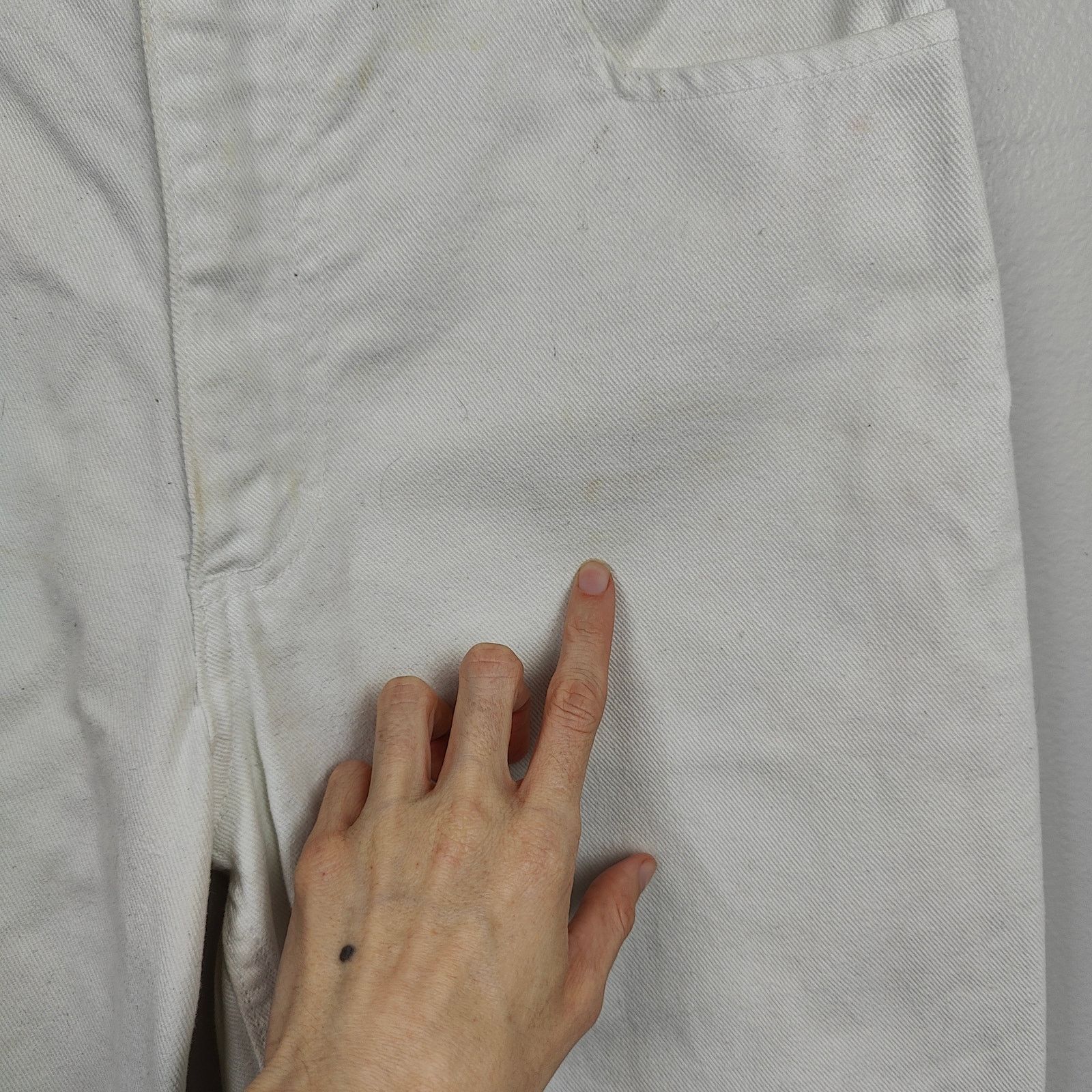 Eckhaus Latta Eckhaus Latta El Jeans Womens 30 White High Rise Size 30" / US 8 / IT 44 - 4 Thumbnail