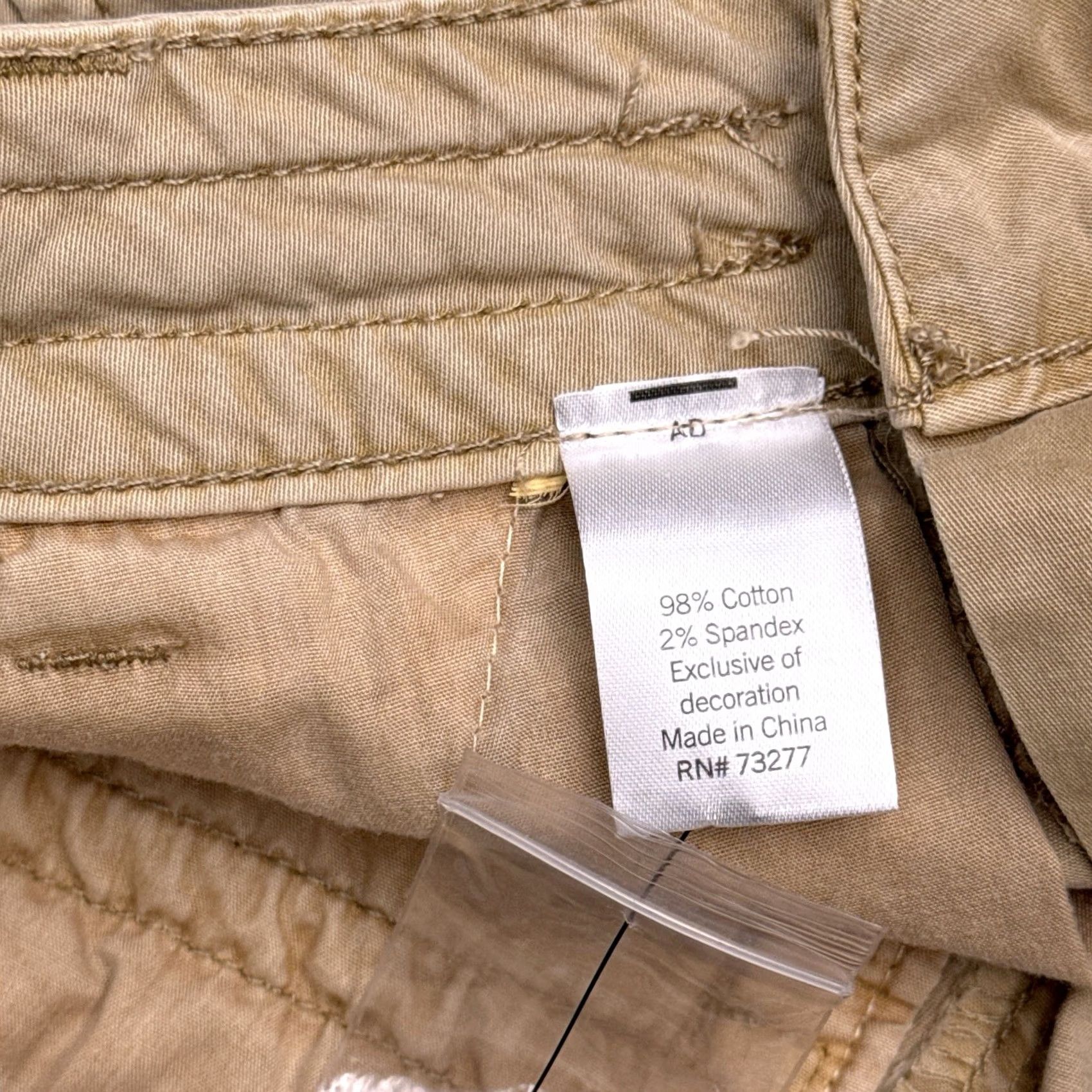 Vintage Sonoma Capri Pants Womens 6 Tan Mid Rise Cargo Drawstring New Size 28" / US 6 / IT 42 - 5 Thumbnail