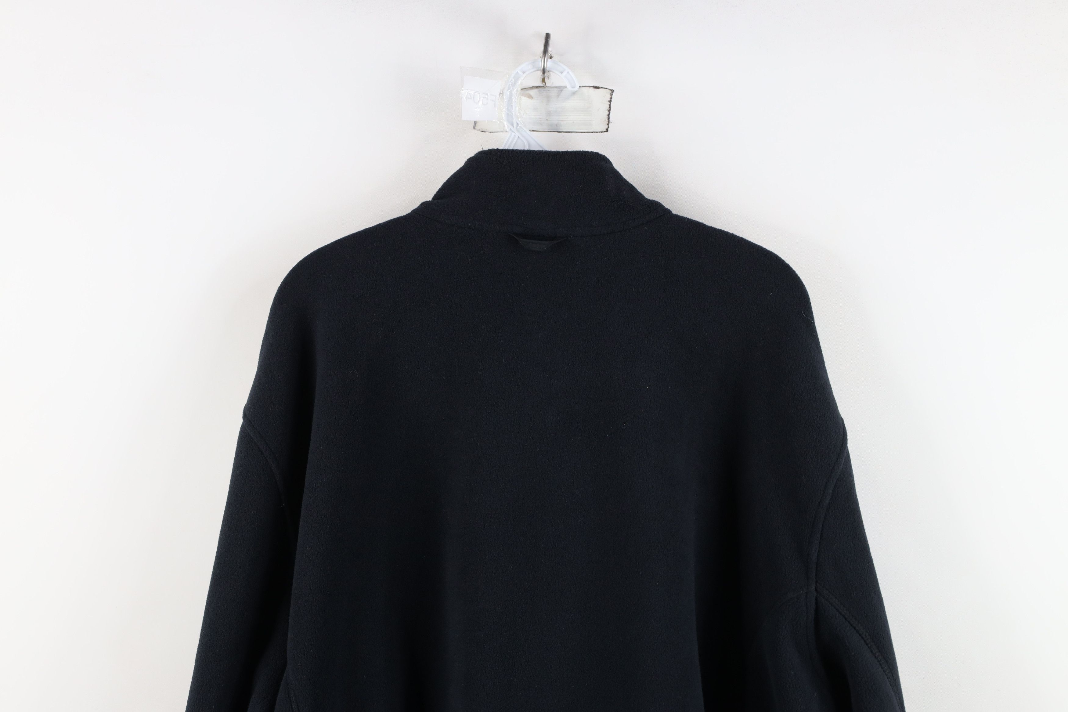 Lands' End Vintage Y2K Lands End Blank Full Zip Fleece Jacket Dark Blue Size US XXL / EU 58 / 5 - 13 Thumbnail