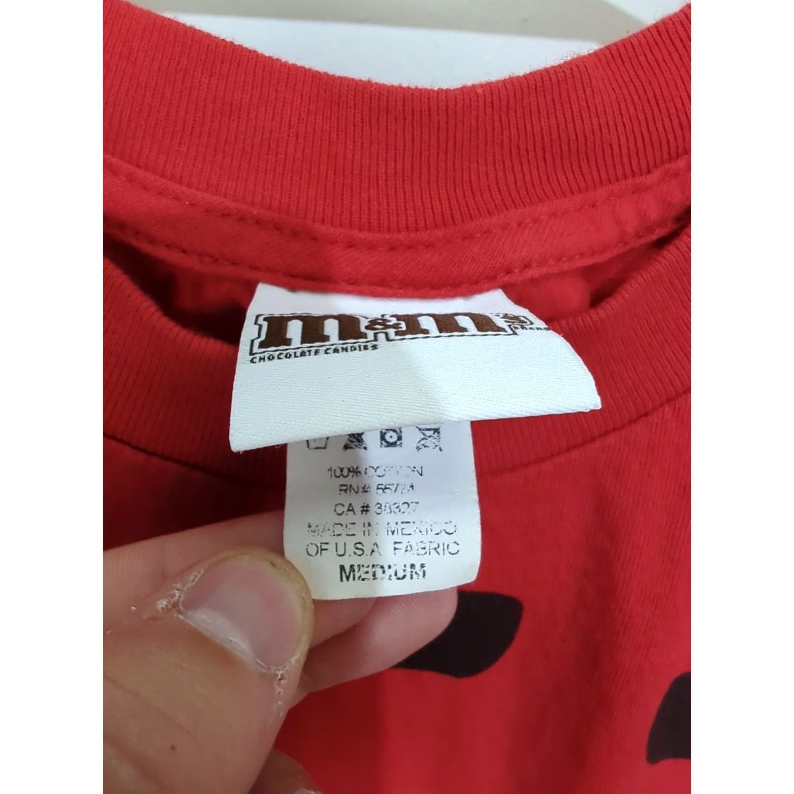 Vintage VINTAGE M&M's T Shirt Adult Medium Red Big Face Candy Funny Y2K Size US M / EU 48-50 / 2 - 3 Thumbnail