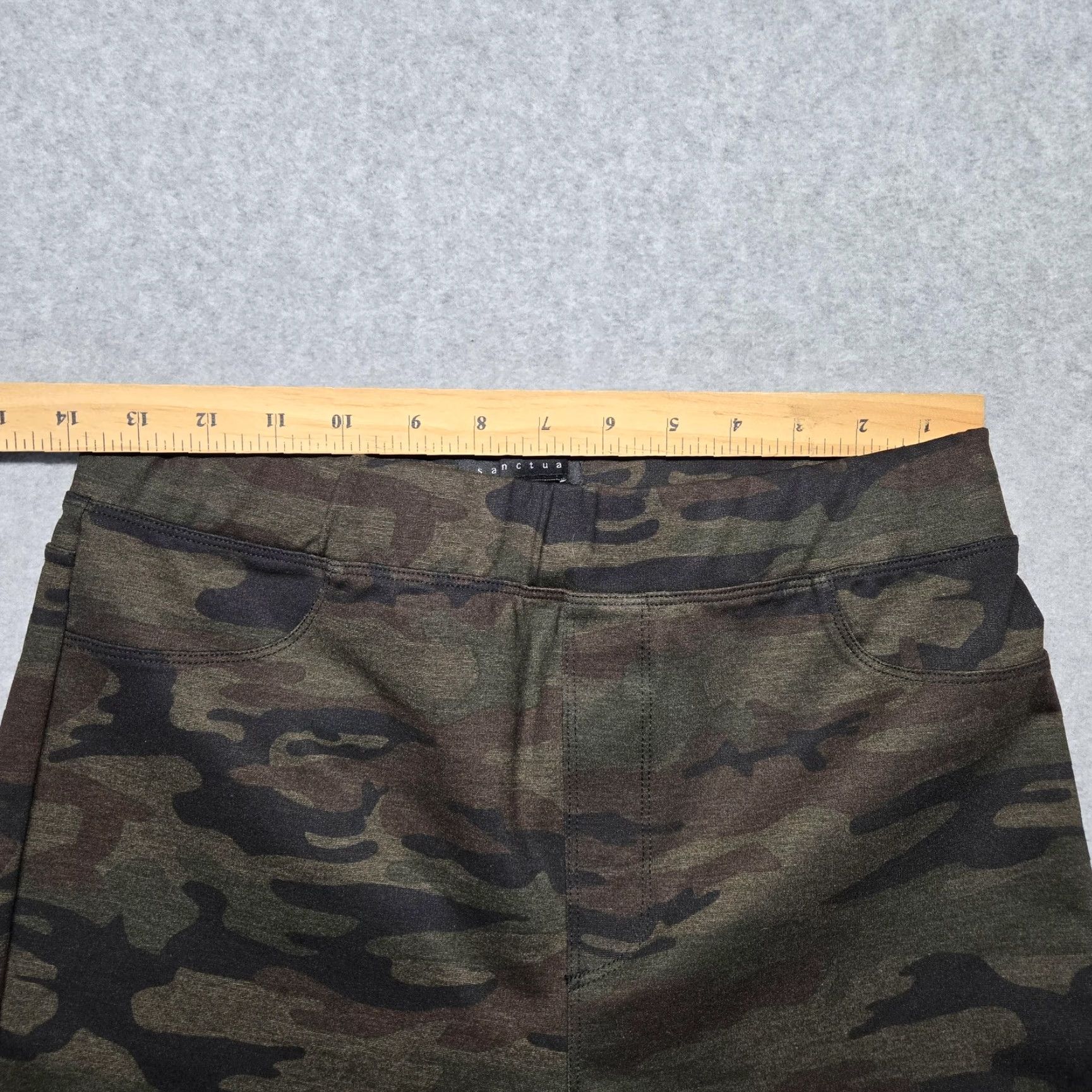 Sanctuary Sanctuary Green Camouflage Jeggings Womens Medium Pull-On Mid Rise Size 29" - 6 Thumbnail