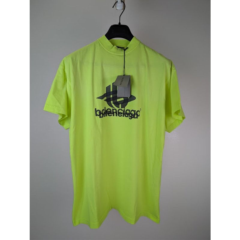 Balenciaga o1rshd1 Layered Sports Vintage Oversized Jersey T-Shirt Size US S / EU 44-46 / 1 - 1 Thumbnail